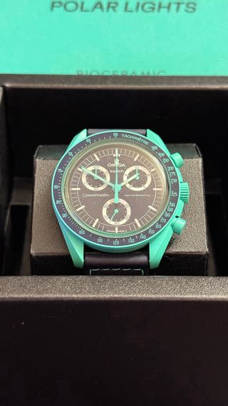 Reloj Omega x Swatch Mission on Earth Polar Lights