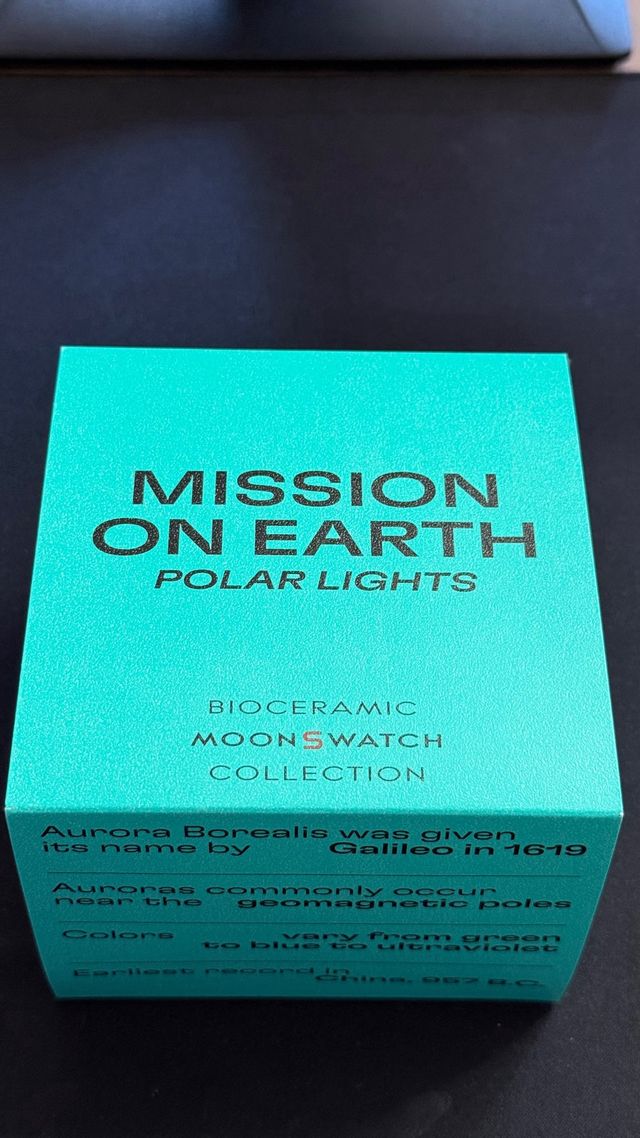 Reloj Omega x Swatch Mission on Earth Polar Lights