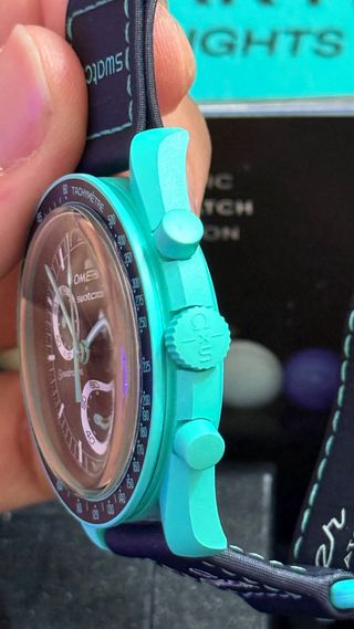 Reloj Omega x Swatch Mission on Earth Polar Lights