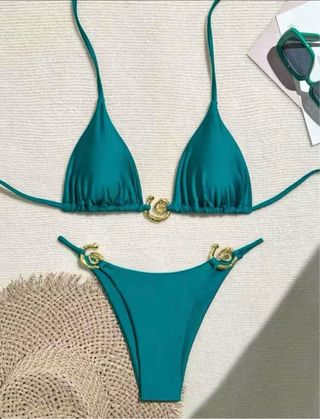 Bikini Teal Talla S Nuevo