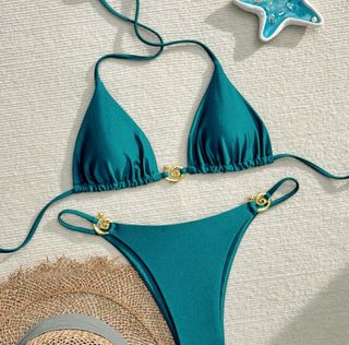 Bikini Teal Talla S Nuevo