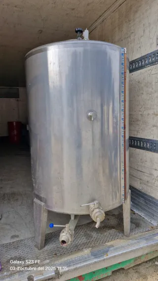 Depósito 1000L Acero Inoxidable ALIMENTACION