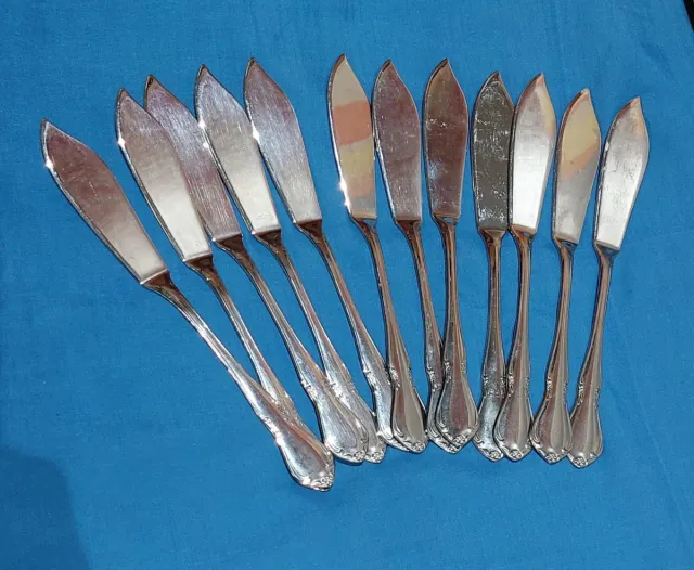 Lote 12 Cuchillos Pescado Dalia