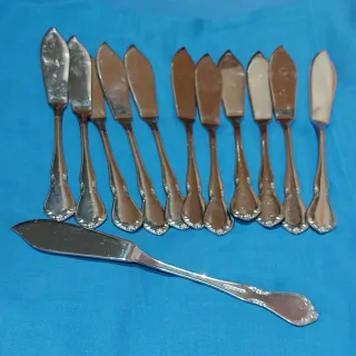 Set di 12 coltelli da pesce Dahlia