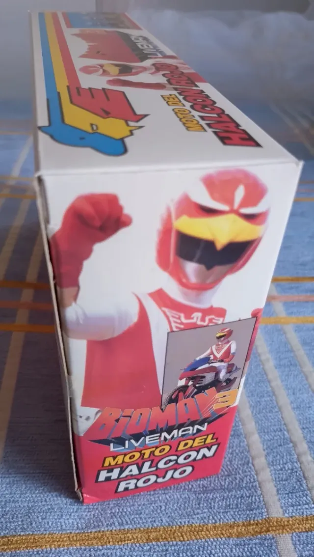 Nuevo y sellado, Bioman Moto Halcón 1988 Bandai