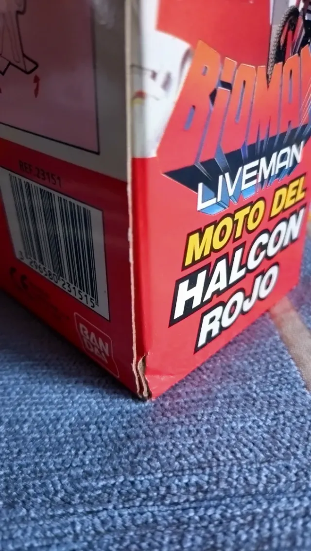 Nuevo y sellado, Bioman Moto Halcón 1988 Bandai