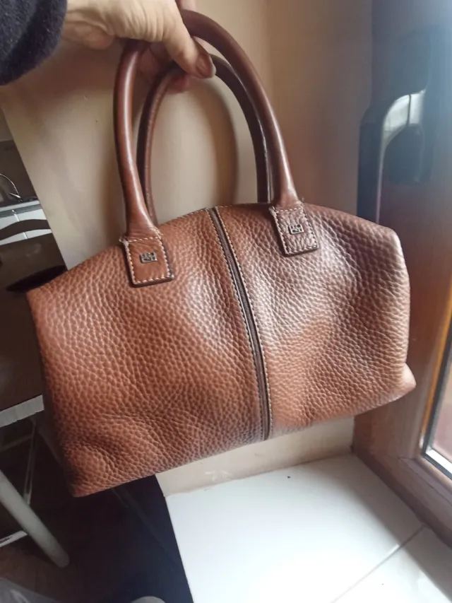 Bolso Gloria Ortiz Marrón Piel Texturizada