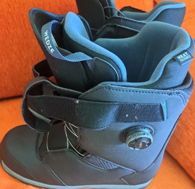 Botas Snowboard Hombre Wedze Negras/Grises/31,5cm