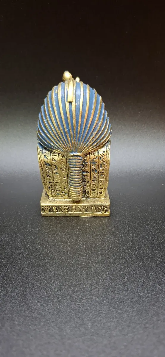 Figura Tutankamón Dorada y Azul