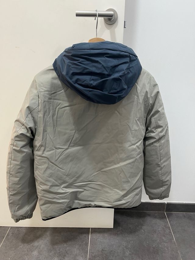 Giacca Ecoalf Cartes beige e blu