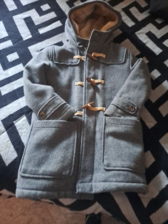 Parka niño gris 122cm 7 años