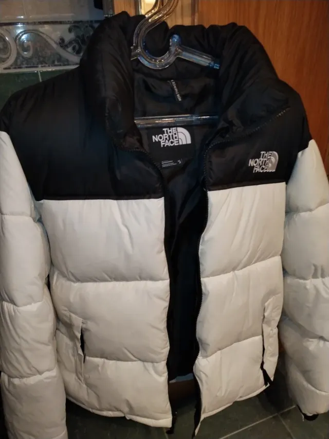 Chaqueta The North Face Negra y Blanca Talla XL