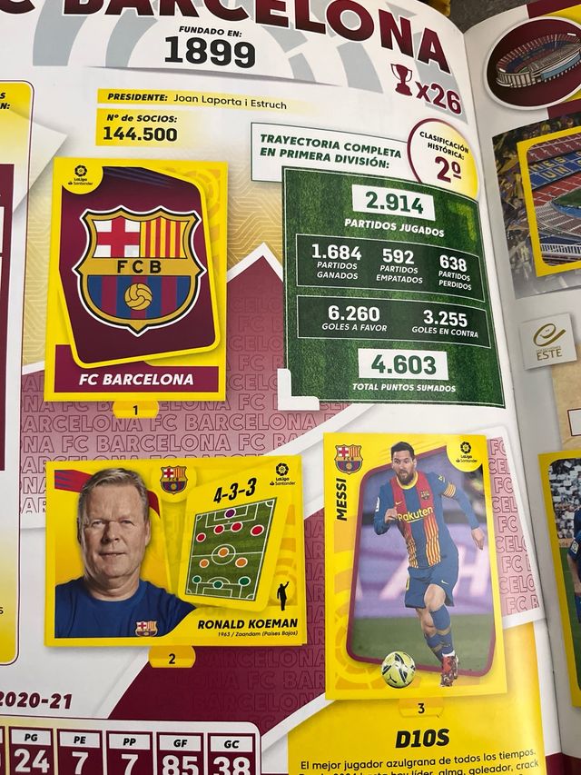 Álbum LaLiga Santander 21/22 Completo