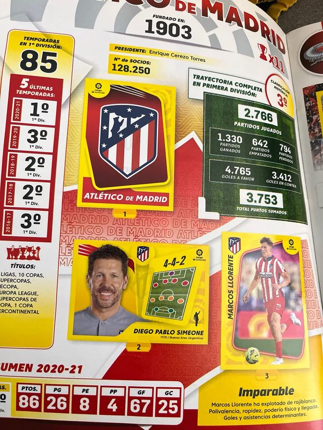 Álbum LaLiga Santander 21/22 Completo