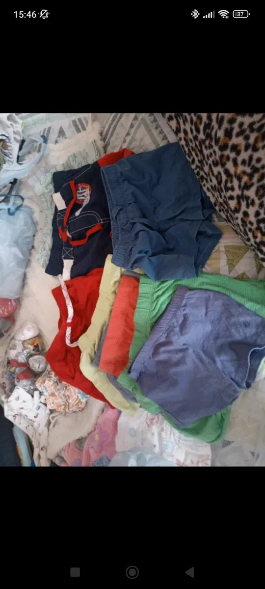 Lote pantalones cortos niño 18/24