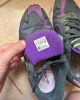 Adidas Yung Scarpe da Ginnastica Verdi e Viola