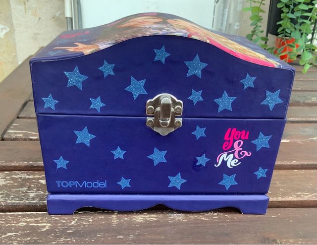 Joyero Top Model Azul y Rosa