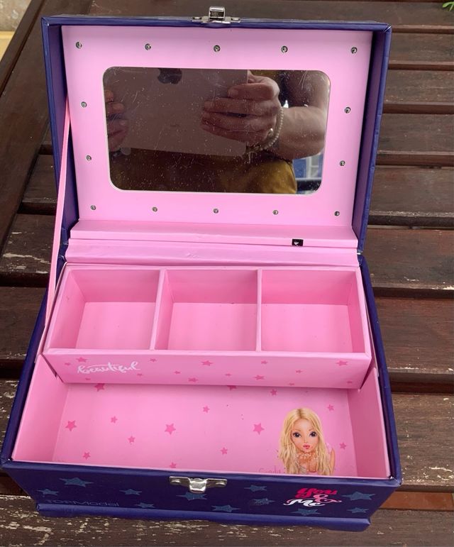 Joyero Top Model Azul y Rosa