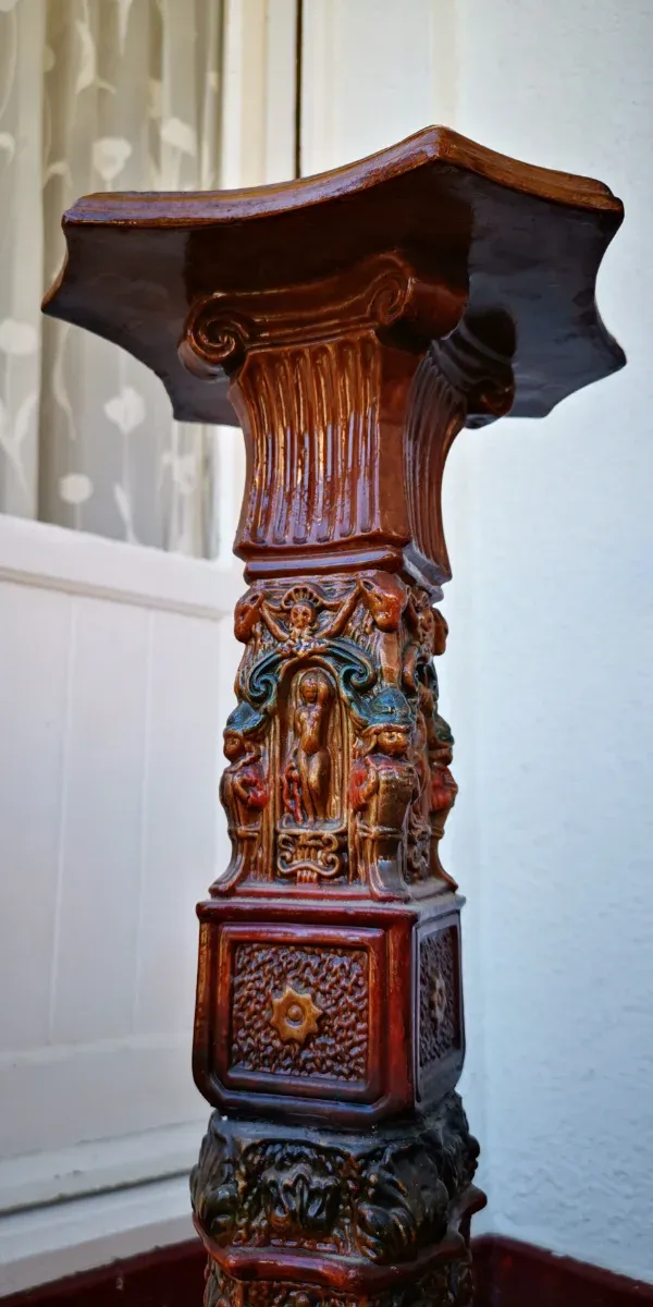 Columna Macetero Terracota.