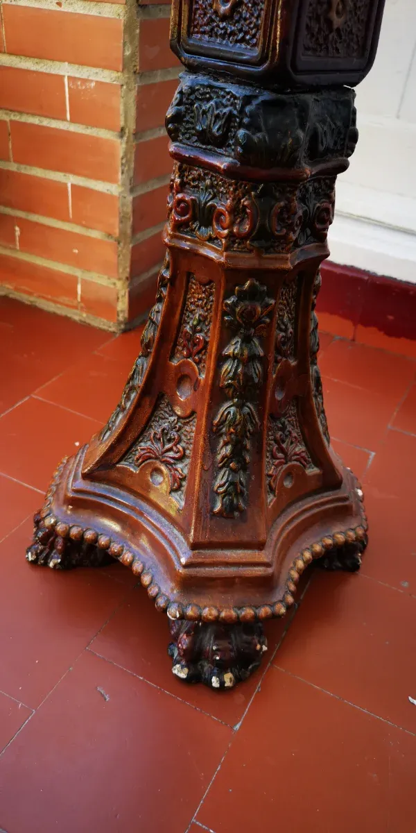 Columna Macetero Terracota.
