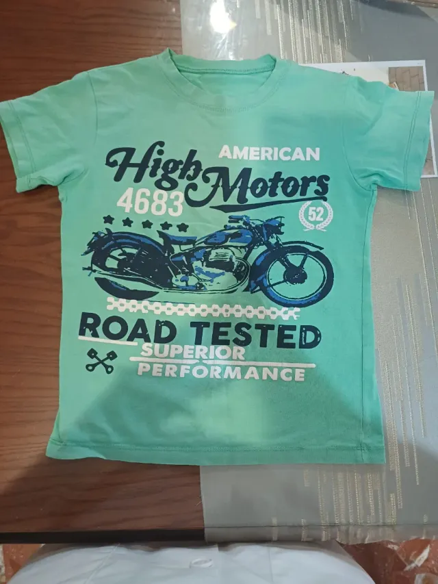 Camiseta niño moto High Motors