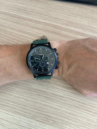 Orologio Uomo Geneva Stile Militare Vintage Pelle