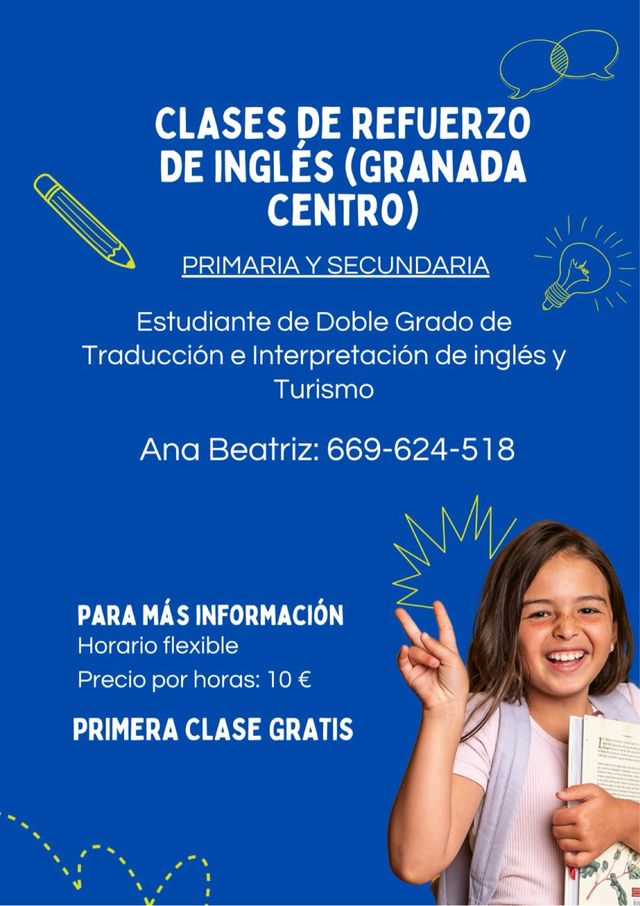 clases de refuerzo de inglés