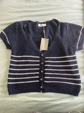 Jersey Omee Rayas Azul Blanco Manga Corta nuevo