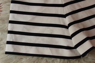 Mono corto Zara Rayas Blanco y Negro