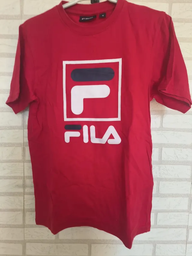 Camiseta Fila Roja Logo