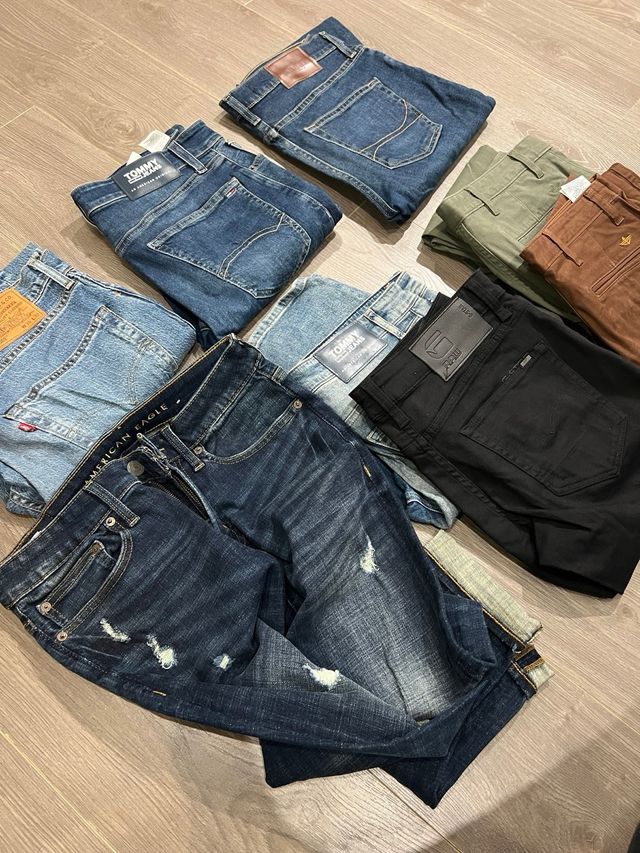 lote 6 Pantalones pitillo Skinny Varias Marcas