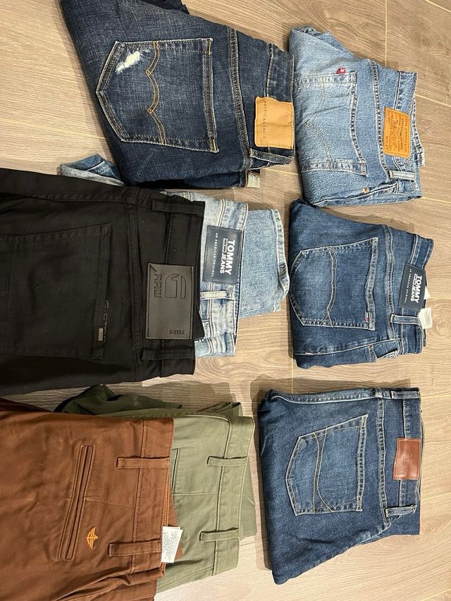 lote 6 Pantalones pitillo Skinny Varias Marcas