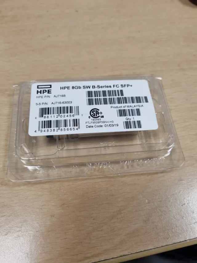 HPE 8Gb SW B-Series FC SFP+ AJ716B