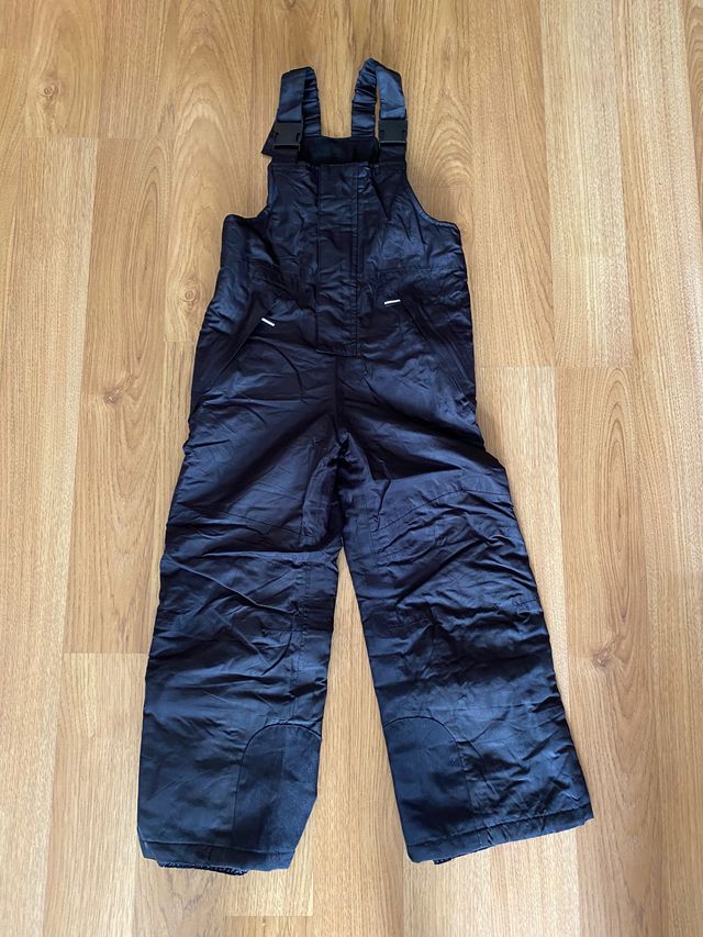 Pantalón de nieve negro niño (110-116cm)