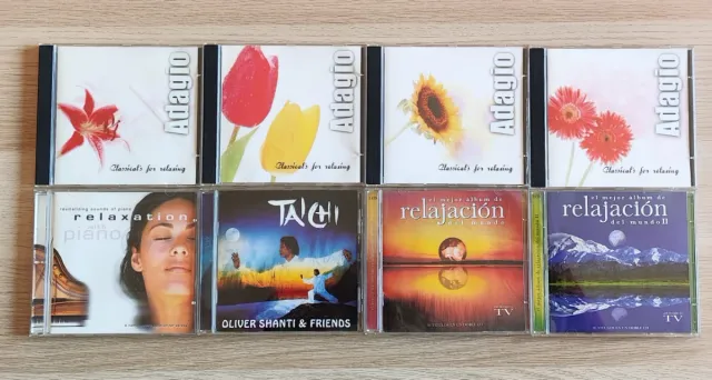 Lote 8 CDs Música Relajante