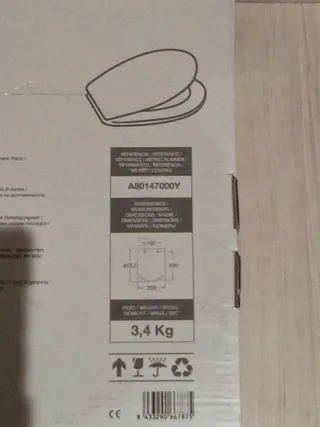 Tapa inodoro WC Roca The Gap.piezas