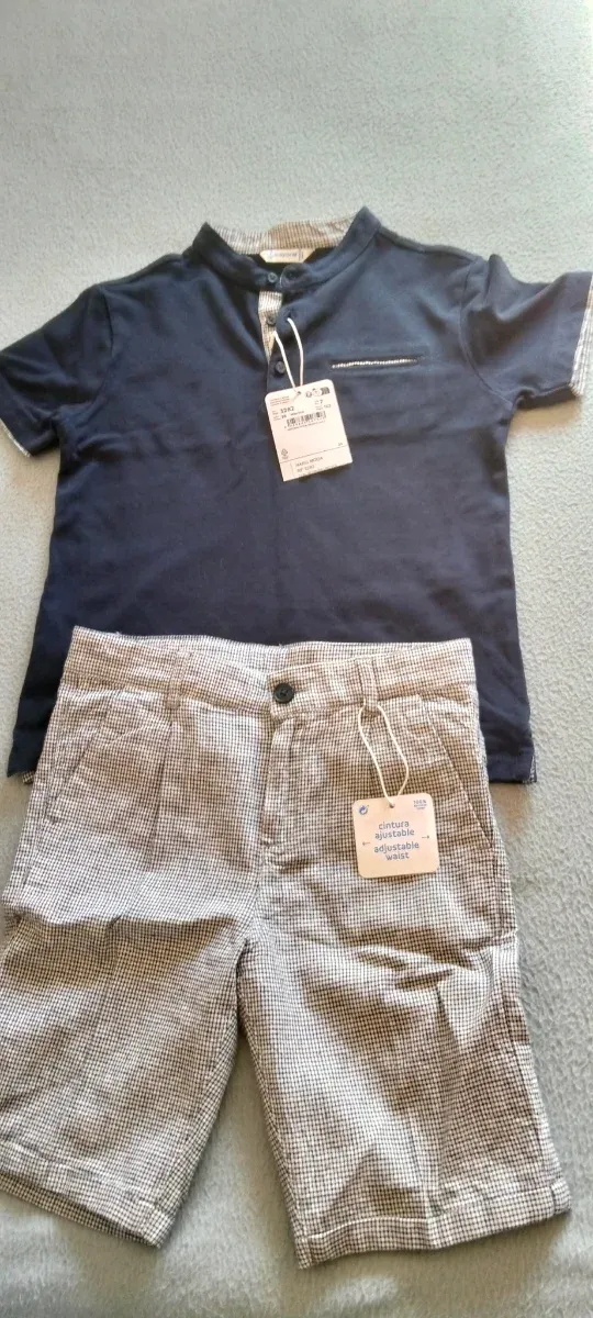 Conjunto niño 7 años: Camisa y pantalón
