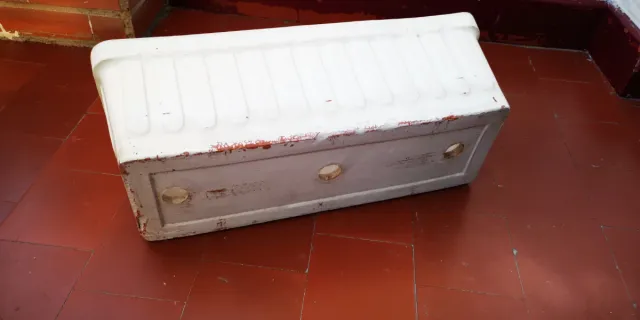 3 Macetas Rectangulares Blancas de ceramica