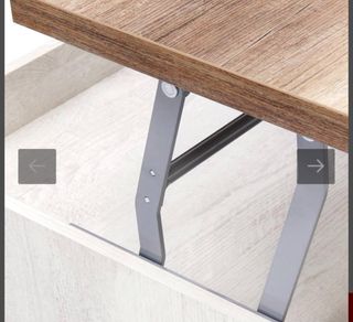 Mesa de centro elevable madera para salón