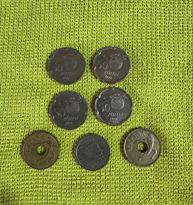 Lote 24 Monedas Ptas España.