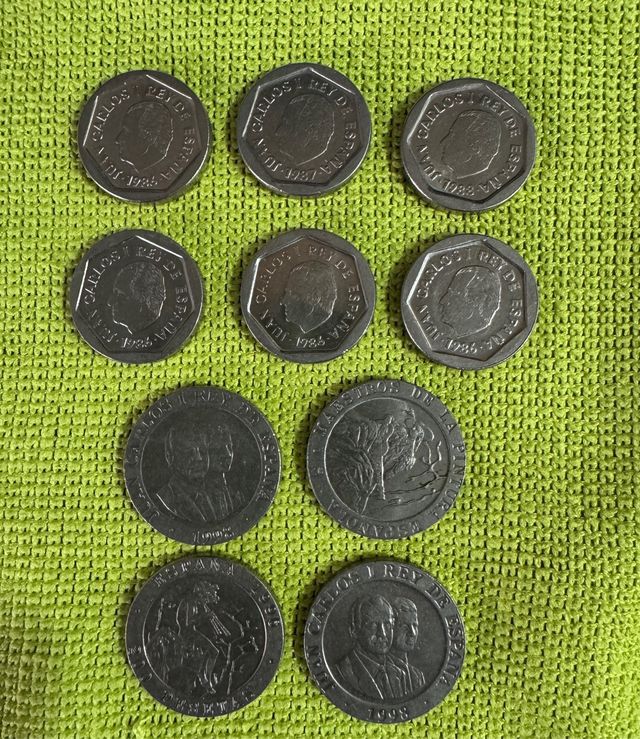 Lote 24 Monedas Ptas España.