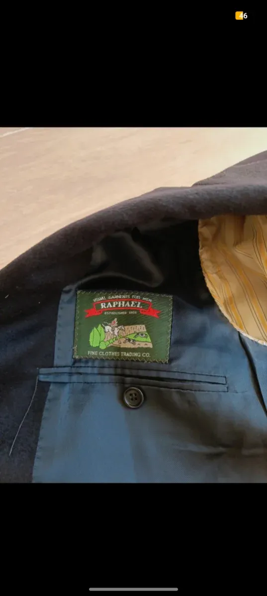 Blazer Loro Piana Blu cashmere e wool