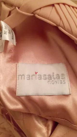 Vestido de fiesta rosa María Salas