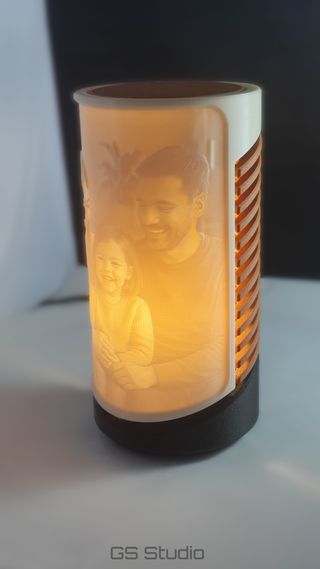Candeeiro Lumina personalizado com fotos