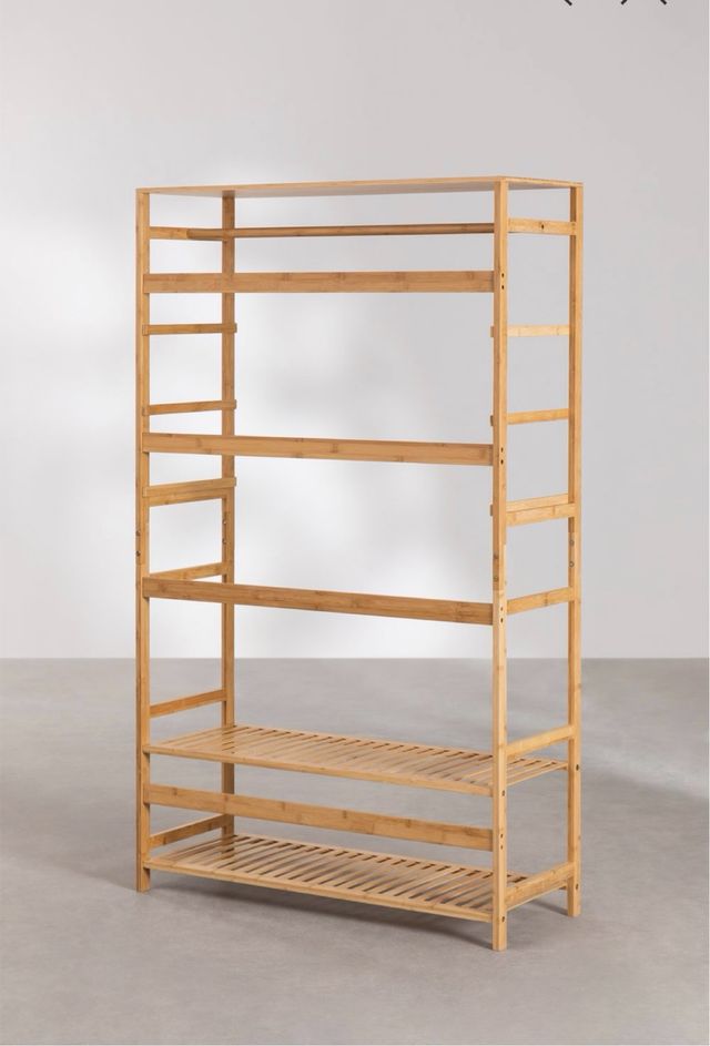 Guardaroba aperto in bambù SKLUM