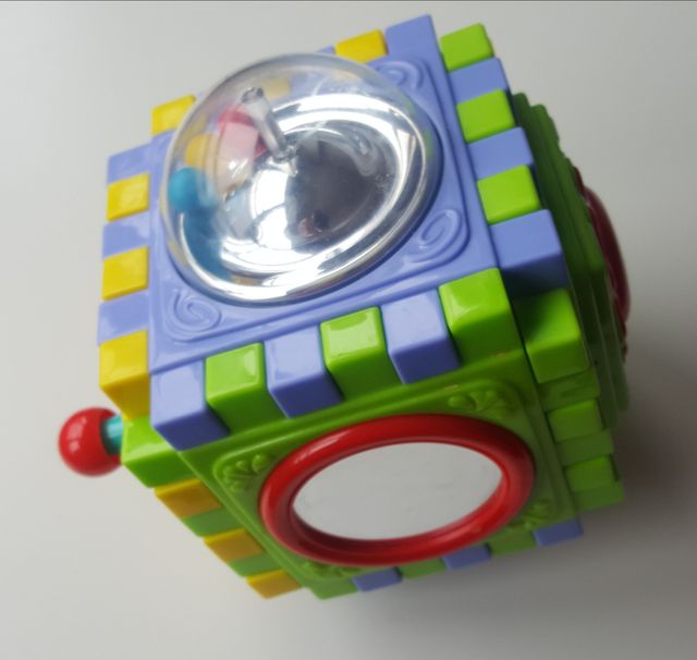 Cubo puzle de juegos y colores + Pirámide aros