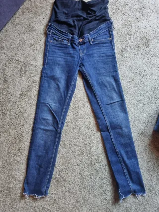 Jeans premaman blu