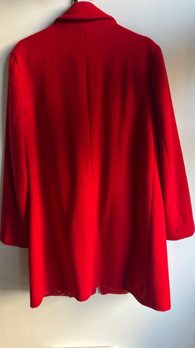 Abrigo United Colors of Benetton Rojo