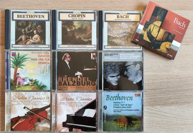 Lote 10 CDs música clásica