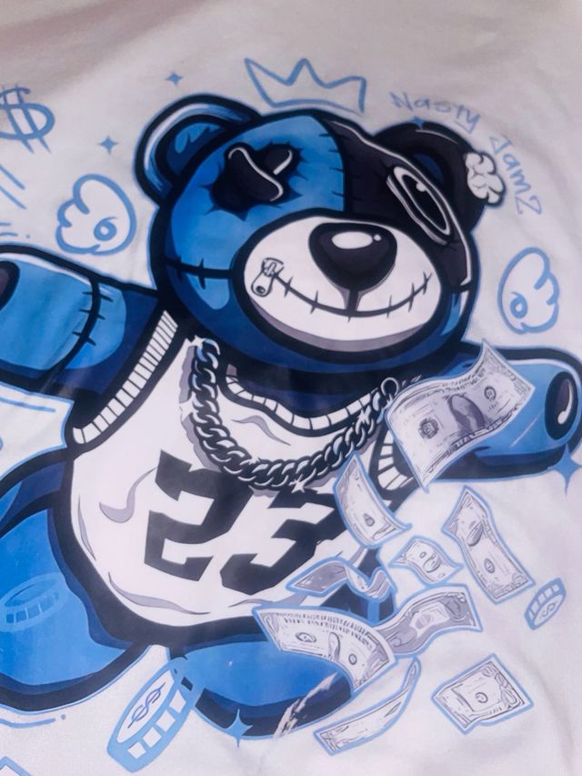 Oso Nasty Jamz con billetes